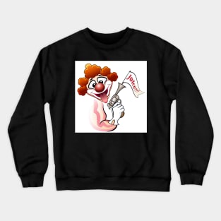 Clown with a gun Crewneck Sweatshirt